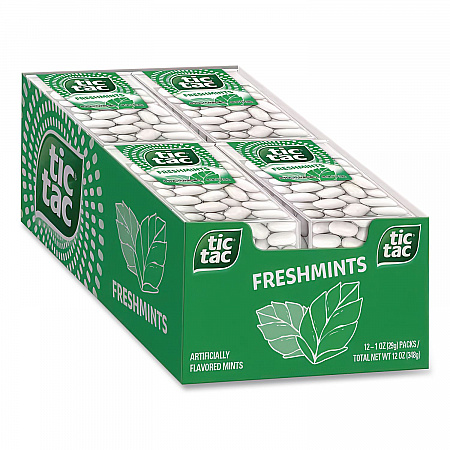 Breath Mints, Freshmint, 1 oz Bottle, 12 Bottles/Box (FEU00771)