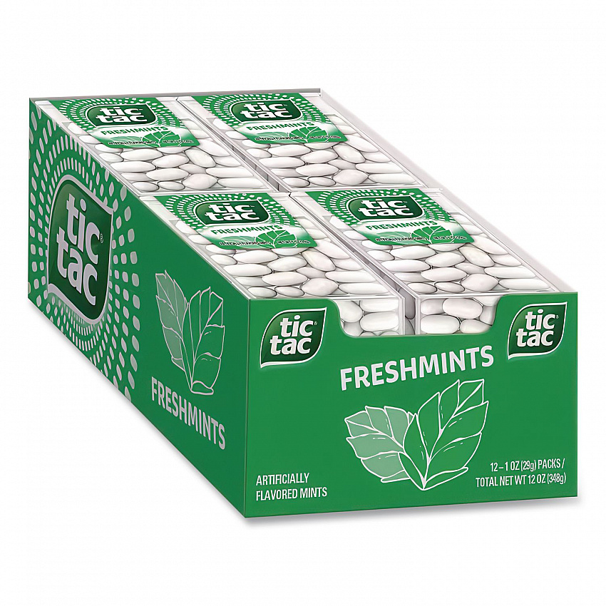 Breath Mints, Freshmint, 1 oz Bottle, 12 Bottles/Box (FEU00771)