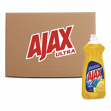Dish Detergent, Lemon Scent, 28 oz Bottle, 9/Carton (44673)