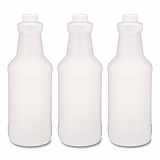 Spray Bottles, 24 oz, Clear, 3/Pack (721707)