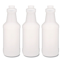 Spray Bottles, 24 oz, Clear, 3/Pack (721707)