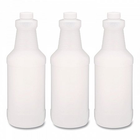 Spray Bottles, 24 oz, Clear, 3/Pack (721707)