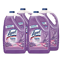Clean and Fresh Multi-Surface Disinfectant Cleaner, Lavender and Orchid Essence, 144 oz Bottle, 4/Carton (88786)