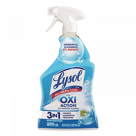 Multi-Purpose Cleaner with Hydrogen Peroxide, Citrus Sparkle Zest Scent, 32 oz Trigger Spray Bottle (1920089289)