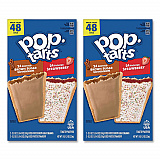 Pop Tarts, Brown Sugar Cinnamon/Strawberry, 2/Pouch, 24 Pouches Box, 2 Boxes/Carton (60004083)