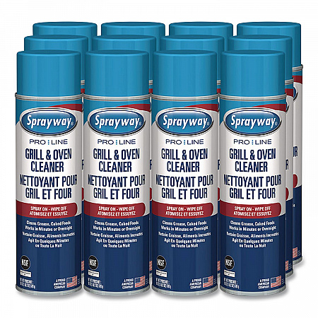 Grill and Oven Cleaner, 18 oz Aerosol Spray, 12/Carton (1000058537)