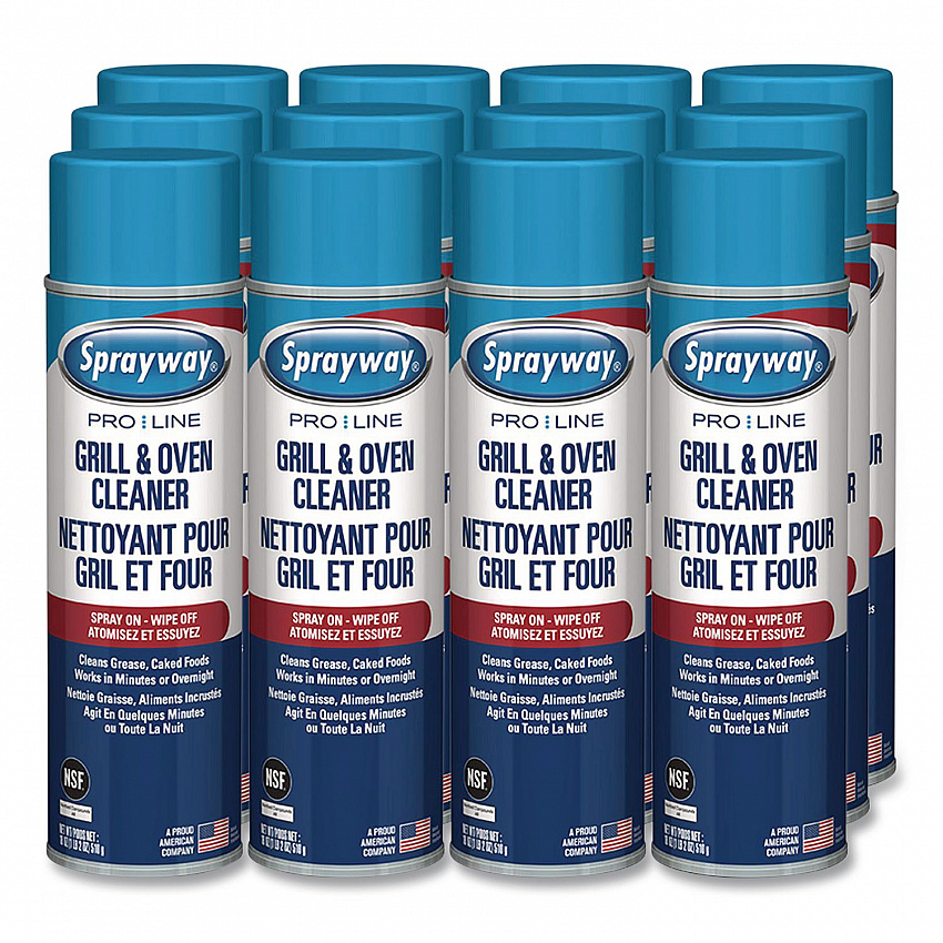 Grill and Oven Cleaner, 18 oz Aerosol Spray, 12/Carton (1000058537)