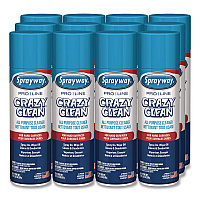 Crazy Clean, Unscented, 19 oz Aerosol Spray, 12/Carton (1000057598)