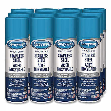 Stainless Steel Polish and Cleaner, 15 oz Aerosol Spray (1000058639EA)