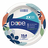 Paper Plates with Soak-Proof Shield, Plate, 8.5" dia, Multicolor, 154/Pack (15717)