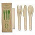 NoTree Cutlery, Light Mediumweight, Fork/Knife/Spoon/Napkin, Paper, Natural, 250/Carton (ASNTTN)