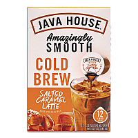 Amazingly Smooth Salted Carmel Latte Cold Brew Coffee Pod, 12/Box (HFP01824)