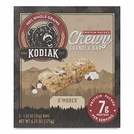 Chewy S'Mores Granola Bar, 1.23 oz Bar, 5/Box (01642)