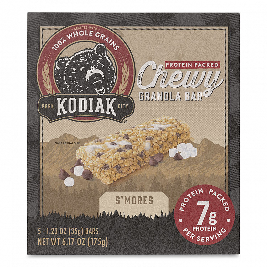 Chewy S'Mores Granola Bar, 1.23 oz Bar, 5/Box (01642)