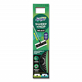 Sweep and Mop 2-in-1 Dry + Wet Floor Deluxe Mopping and Sweeping Kit, Silver Handle (16413)