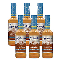 Sugar-Free Coffee Syrup, Brown Sugar Cinnamon, 25.4 oz Bottle, 6/Carton (HFP00696)