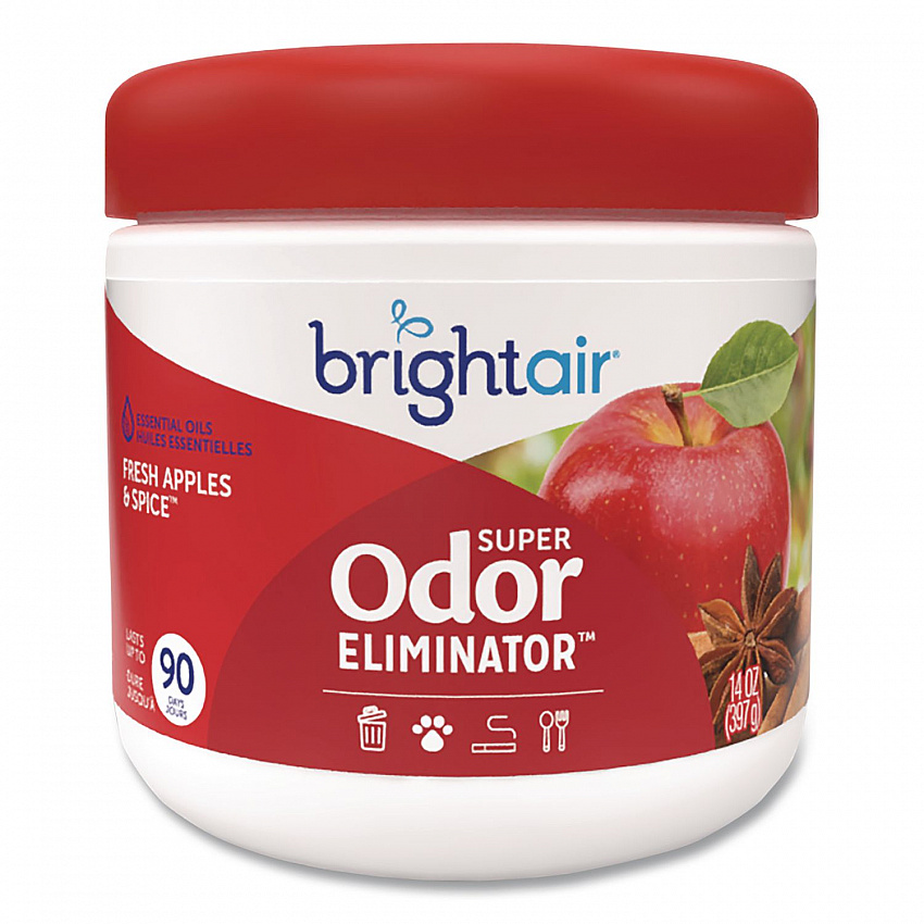Super Odor Eliminator, Fresh Apples and Spice, 14 oz Jar (900194)