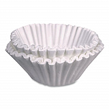 Coffee Filters, 12 Cup Size, Flat Bottom, 500/Bag, 2 Bags/Carton (BUN05313)