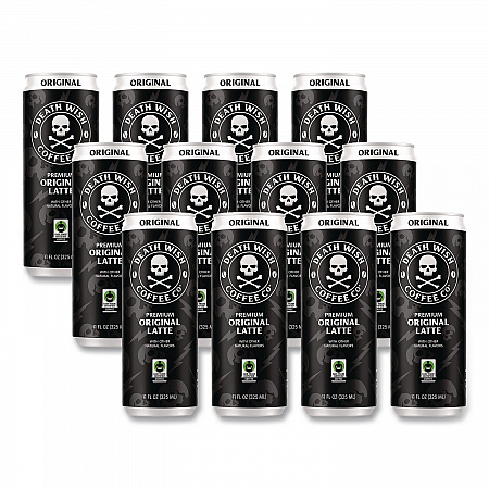 Original Latte Cold Brew Coffee, 11 oz Can, 12/Carton (EWC34446)