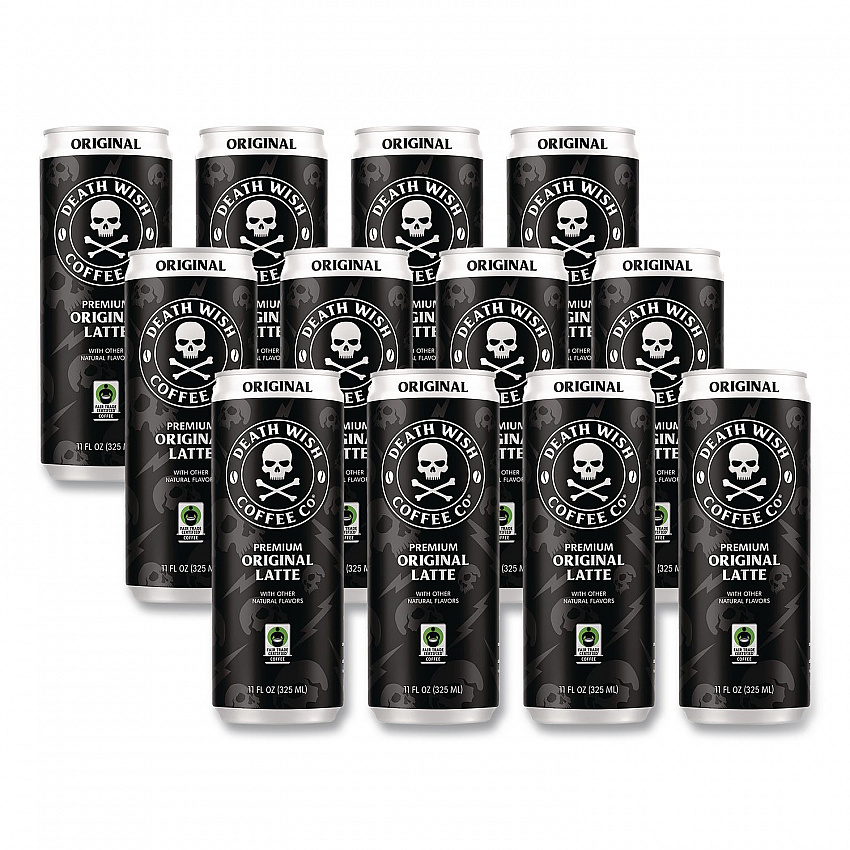 Original Latte Cold Brew Coffee, 11 oz Can, 12/Carton (EWC34446)