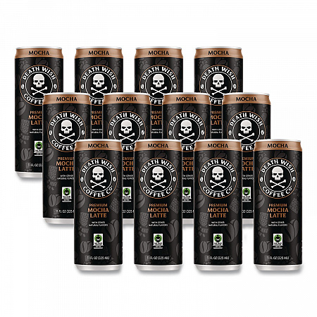 Mocha Latte Cold Brew Coffee, 11 oz Can, 12/Carton (EWC34447)