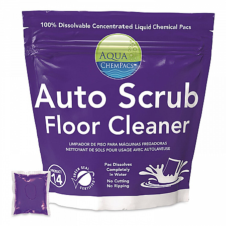 Aqua ChemPacs Auto Scrub Floor Cleaner, Lavender Scent, 20 ChemPacs (9321334)