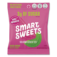 Sourmelon Bites Gummy Candy, Watermelon, 1.8 oz Packet, 12/Box (SMW20080)