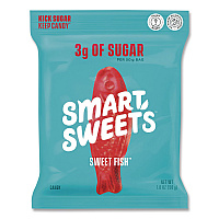 Sweet Fish Gummy Candy, Berry, 1.8 oz Packet, 12/Box (SMW20021)