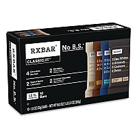Adult Bars Variety Pack, 1.8oz Bar, (4) Chocolate Sea Salt, (2) Blueberry, (2) Coconut Chocolate, (2) Peanut Butter Chocolate (KEE00725)