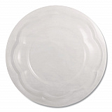 PLA Salad Bowl Lids, 6.8" dia x 0.8" h, Clear, Plastic, 600/Carton (SBLCS32)