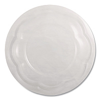 PLA Salad Bowl Lids, 6.8" dia x 0.8" h, Clear, Plastic, 600/Carton (SBLCS32)