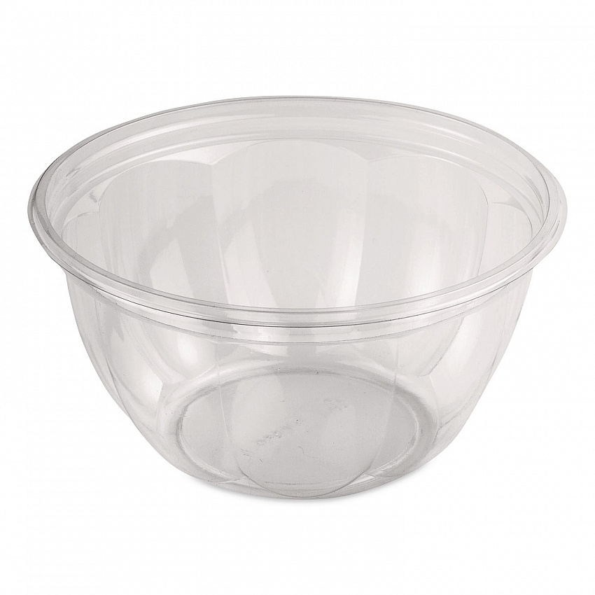 PLA Salad Bowls, 16 oz, 5.4" dia x 2.7"h, Clear, Plastic, 450/Carton (SBCS16)