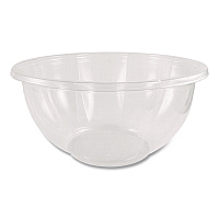 PLA Salad Bowls, 32 oz, 6.7" dia x 3.3" h, Clear, Plastic, 600/Carton (SBCS32)
