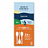 TPLA Cutlery, Medium Heavyweight, Spoon, Plastic, Light Beige, 24/Pack (SPPSR)
