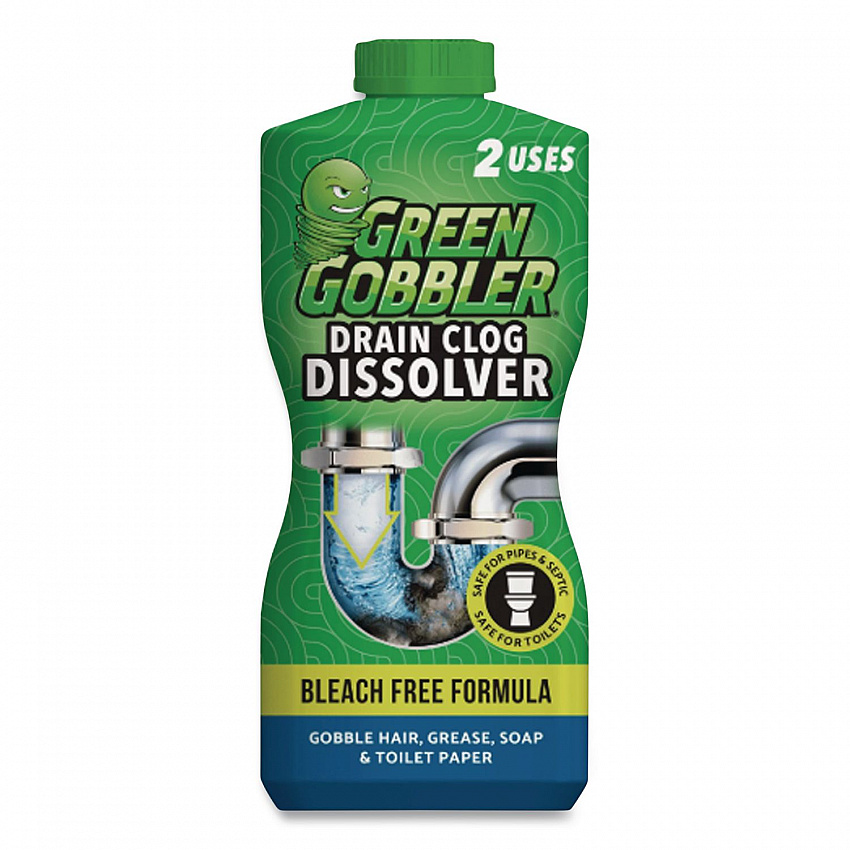 Green Gobbler Drain Clog Dissolver, 31 oz Bottle (G8015J)