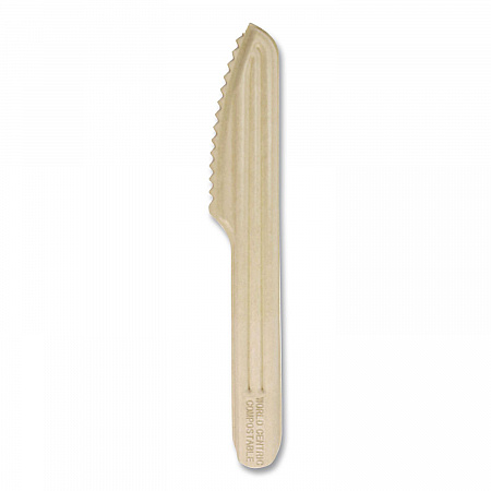NoTree Cutlery, Light Mediumweight, Knife, Paper, Natural, 1,000/Carton (KNNT6)