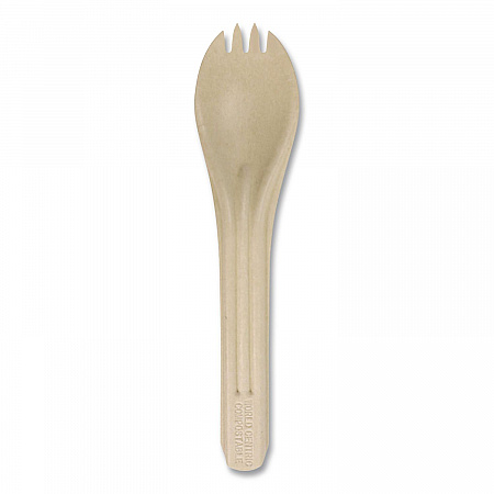 NoTree Cutlery, Light Mediumweight, Spork, Paper, Natural, 1,000/Carton (RKNT6)