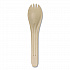 NoTree Cutlery, Light Mediumweight, Spork, Paper, Natural, 1,000/Carton (RKNT6)