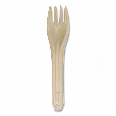 NoTree Cutlery, Light Mediumweight, Fork, Paper, Natural, 1,000/Carton (FONT6)