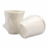 Individually Wrapped Paper Hot Cups, 8 oz, White, 300/Pack (WC8T)