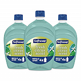 Antibacterial Liquid Hand Soap Refill, Fresh Scent, 50 oz, Green, 3/Carton (61048193)