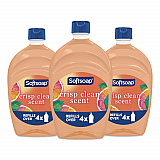 Antibacterial Liquid Hand Soap Refill, Fresh Scent, 50 oz, Orange, 3/Carton (61048277)