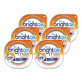 Max Odor Eliminator Air Freshener, Citrus Burst, 8 oz Jar, 6/Carton (900436)