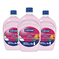Liquid Hand Soap Refills, Coconut and Hibiscus Scent, 50 oz,  6/Carton (61049619)