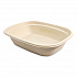 Laminated Fiber Containers, 30 oz, 6.7 x 8.7 x 2.1, Natural, Sugarcane Fiber, 400/Carton (CTSCU2LLF)