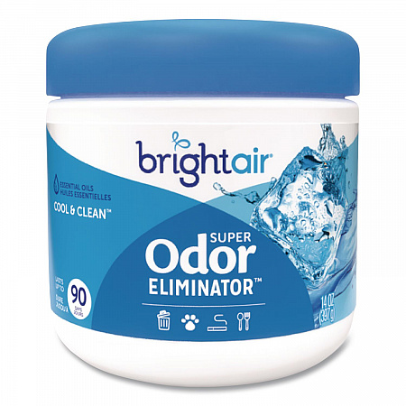Super Odor Eliminator, Cool and Clean, Blue, 14 oz Jar (900090EA)