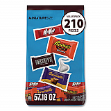 Assorted Minis Value Pack, Assorted Chocolates, 57.18 oz Bag, 210 Pieces (22002450)