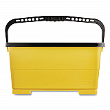 Glass Cleaning Bucket and Lid, 6 gal, Yellow (2221958)