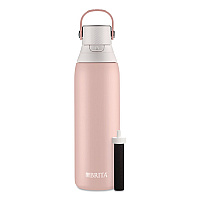 Stainless Steel Filtered Water Bottle, 20 oz, Rose (36452)