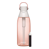 Plastic Filtered Water Bottle, 36 oz, Blush (36525)